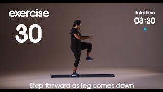 5 min Cardio for Beginners - No Equipment Home Workout - 40 second, 20 second Intervals