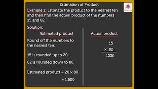 Multiplication - Estimation of Product | Mathematics Grade 4 | Periwinkle