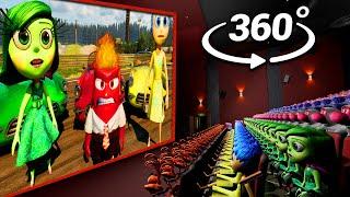 Inside Out 2 ALL EMOTIONS 360° - CINEMA HALL | 4K VR 360 Video [ CAR RACE EDITION ]