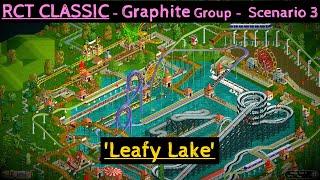 Roller Coaster Tycoon Classic Graphite Group Scenario 3 - Leafy Lake Only Custom Rides 0% Loan Debt