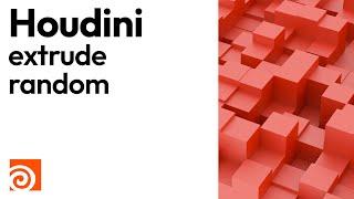 houdini extrude random