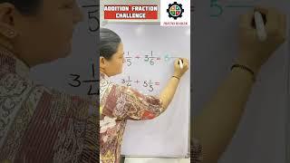 ADDITION FRACTION TRICK#maths #tricks #shorts #explore