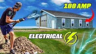 I RAN POWER UNDERGROUND TO MY BACKYARD SHOP - DIY Electrical Plans