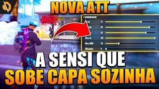 SAIU! a MELHOR SENSIBILIDADE️ PARA SUBIR CAPA NO FREE FIRE NA NOVA ATUALIZAÇÃO! + DPI