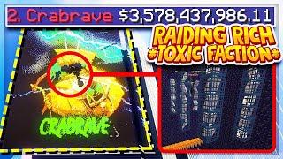 WE RAIDED THE RICHEST MOST *TOXIC* FACTION ON THE SERVER! ($1,000,000,000,000) | Minecadia