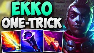 CHALLENGER EKKO ONE-TRICK FULL MID GAMEPLAY | CHALLENGER EKKO MID | Patch 14.23 S14