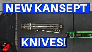 NEW KANSEPT KNIVES NIKO KARAMBIT FIXED BLADE & KANSEPT LITTLE MAIN STREET With The MINI KORVID