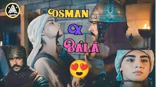 osman x bala |first time  fight | goca hocked osman Rocked ️|bala angry mood #kurulusosaman