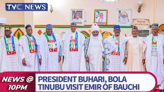 President Buhari, Bola Tinubu Visit Emir Of Bauchi