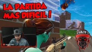  ¡LA PARTIDA MAS DIFICIL DE MI VIDA!  ~ FORTNITE