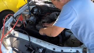 ford falcon ef distributor and ignition coil replacement