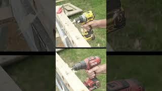 DeWALT vs DCK drill driver #shorts