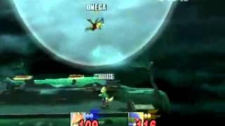 SSBB OMEGA Falco vs Chaos Fox