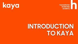 Introduction to Kaya