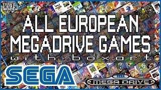 European SEGA Mega Drive Game Collection Complete  |  V G A - Video Game Archive