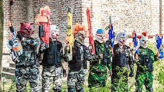 Special Task SWAT Warriors Nerf Guns Fight Crime Group Mask Tiger Man Nerf War Arsenal Guard