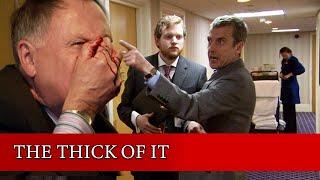 Malcolm Tucker Breaks Glenn's Nose | The Thick of It | BBC Comedy Greats