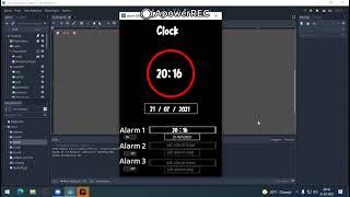 Setting an alarm with Godot