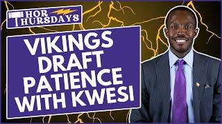 Why Minnesota Vikings still remain patient with Kwesi Adofo-Mensah