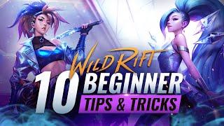 10 BEGINNER Tips & Tricks You MUST KNOW - Wild Rift (LoL Mobile)