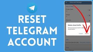 How to Reset Telegram Account (2024) | Restart Telegram Account