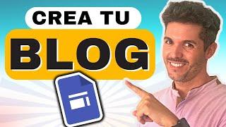  Cómo crear un BLOG  (Fácil y Gratis con Google Sites) 