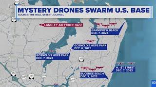 Mystery drones fly over US base | NewsNation Now