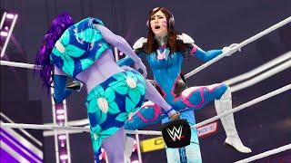 OVERWATCH CROSSOVER - Widowmaker vs DVA - WWE2K23