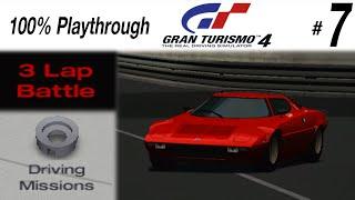 Gran Turismo 4 - #7 - Driving Missions || 3 Lap Battle