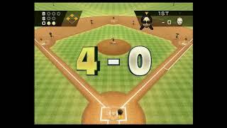 Wii Sports Baseball Amy vs Jessie