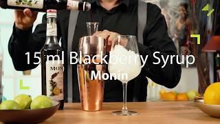 Orange Water mocktail with red fruits flavours, made by Coctel TV English