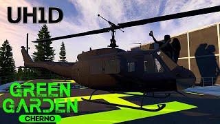 ВЕРТОЛЁТ UH1D Green Garden CHERNO