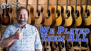We Played Every Martin Guitar So You Don’t Have To | The Acoustic Shoppe