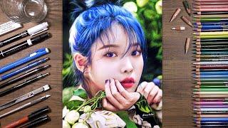 아이유 IU - 색연필 손그림 | 드로우홀릭