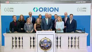 Orion Group Holdings, Inc. (NYSE: ORN) Rings The Opening Bell®