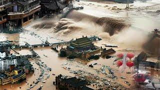 China devastated: Flood submerged basement killing 4 people, everything destroyed, people in pain