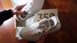 Unboxing adidas Yeezy Boost V2 Cream White - Outpump