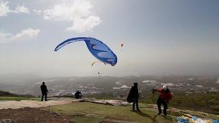 Take off Compilation, MUST SEE !! Paragliding Chaos at Tenerife