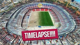AMAZING TIMELAPSE of how Spotify CAMP NOU's New turf was installed!! | FC Barcelona 