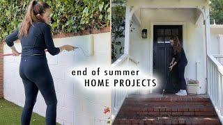 tackling end of summer HOME PROJECTS *post renovation*