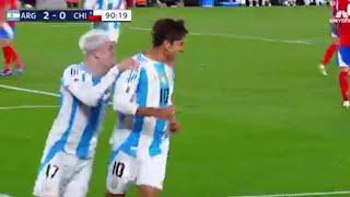 Paulo Dybala Goal Today, Argentina vs Chile (3-0), All Goals Results and Extended highlights.