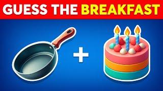 Guess The FOOD By Emoji?  Breakfast Emoji Quiz