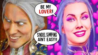 SiNDEL HARDCORE SiMPING! For all Male Kombatants - Mortal Kombat 11 Sindel intros