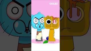 Sprunki OC Gumball vs Waffle Walter Phase 4 - Sprunki Incredibox #incredibox #animation #sprunki