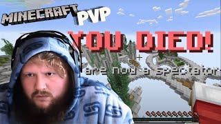 CaseOh Rages In Minecraft PVP