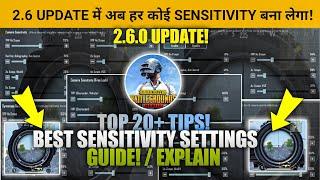 ️PUBG MOBILE 2.6 Update Best Sensitivity Settings Guide | Gyro & No Gyro Best Sensitivity For Pubg