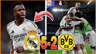 REAL MADRID 5-2 DORTMUND VINICIUS M'A FATIGUÉ