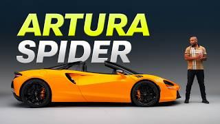 NEW McLaren Artura SPIDER: 700hp & BURNOUT Mode | EXCLUSIVE FIRST LOOK | 4K