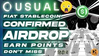 Usual Money Stake & Earn Points, Confirmed Airdrop - Hindi