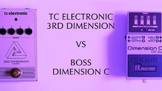 TC Electronic 3rd Dimension VS Boss Dimension C DC-2W